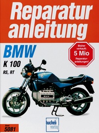 BMW K 100 RS / K 100 RT   Bj 1986-1991 - In Längsricht.liegend angeordn.Viertakt-Reihenmotor, 2 obenl.Nockenwellen,Flüssigkeitskühlung