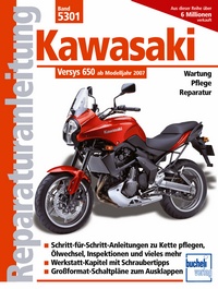 Kawasaki Versys 650 ccm - mit und ohne ABS ab Modelljahr 2007